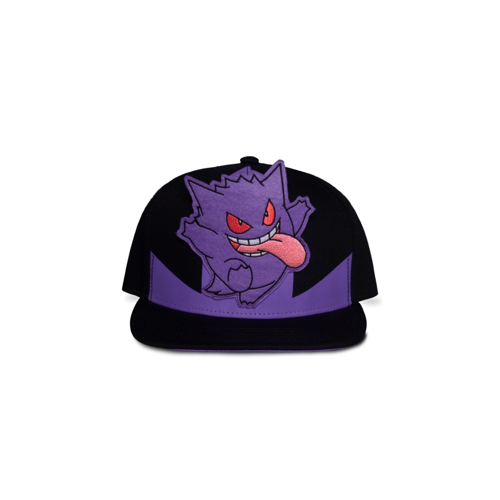 Pokémon - Gengar Casquette Snapback - Noir/Violet